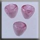 12030 Glass Treasures-Small Bell Flower 7mm Marbled Rose (Qty. 3) MAIN